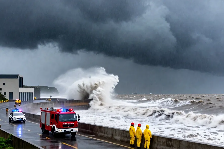 台风“白海豚”即将登陆浙闽沿海，中央气象台拉响最高红色警报