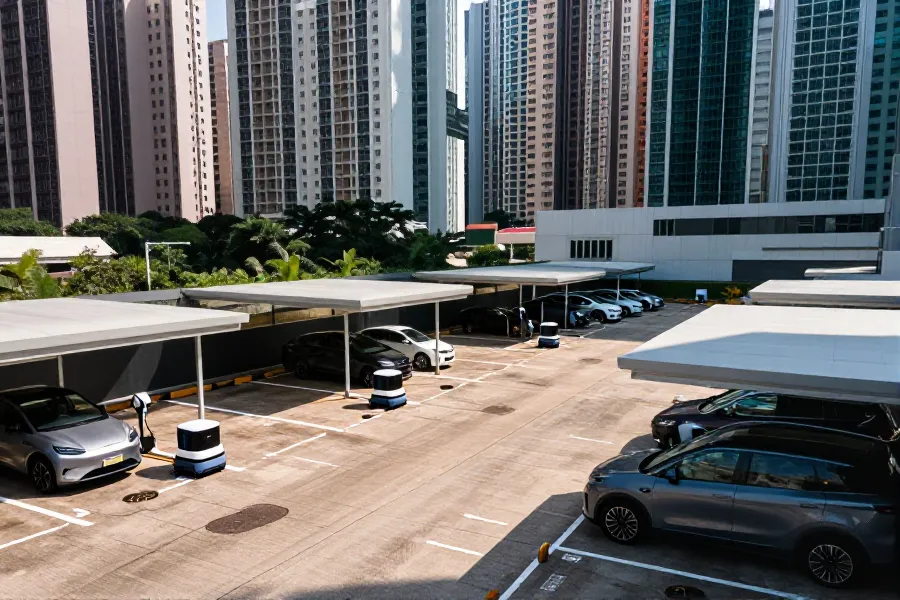 移动充电机器人落地香港 提升城市充电灵活度