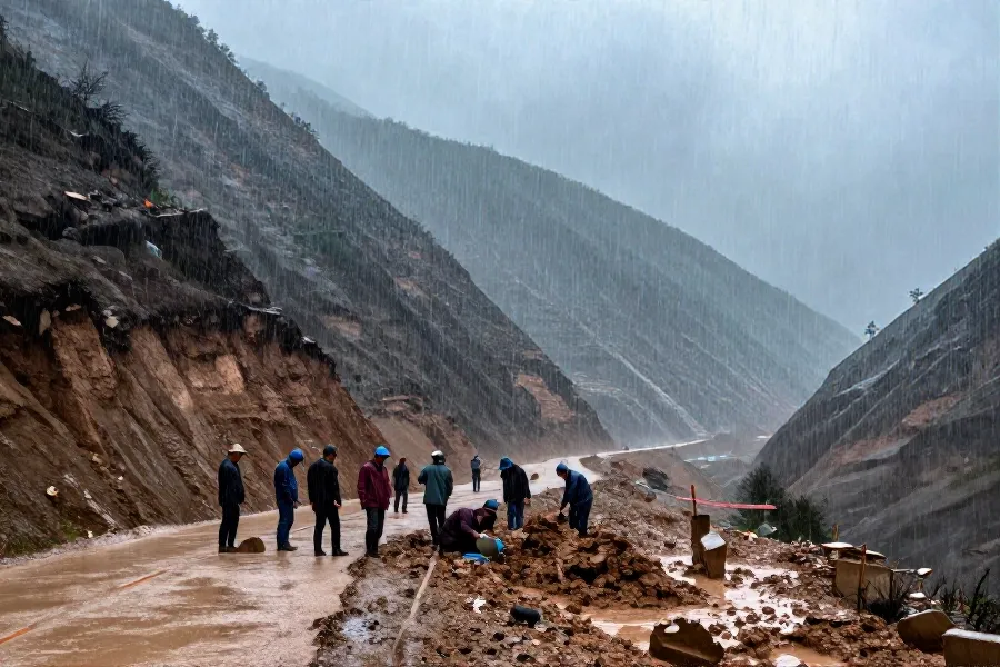 陕西旬阳应对主汛期强降雨 4848人转移避险