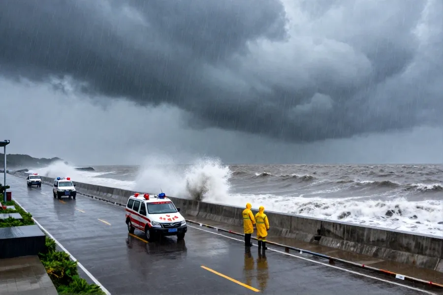 浙闽沿海迎战台风“白海豚”：专家解析“三碰头”危机与应对策略