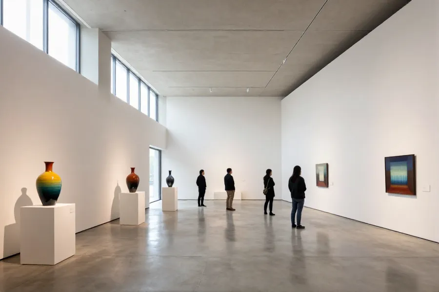 荣宝斋展出周昌新厚彩瓷新作：重彩油画技法跨界陶瓷的艺术重构