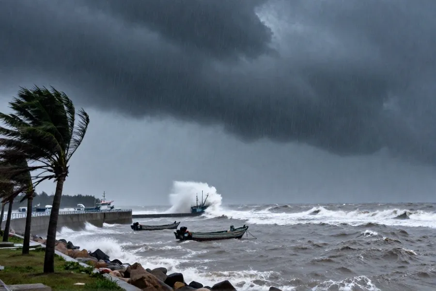 台风“白海豚”携风雨北上：华东暴雨预警与南北气温分化解析