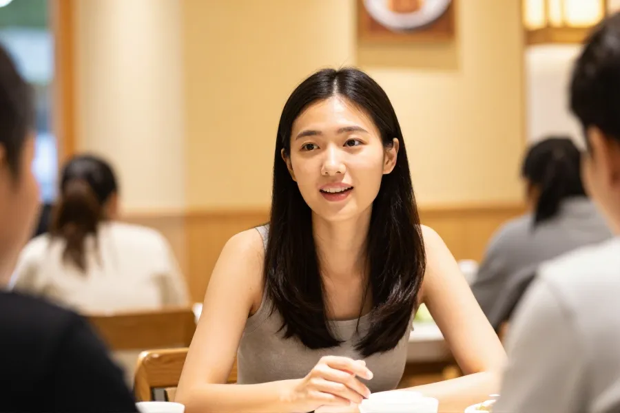郑欣宜现身冰室素颜状态佳
