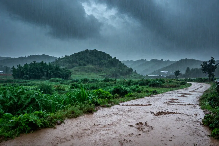 重庆强降雨引发多区县河流水位变化