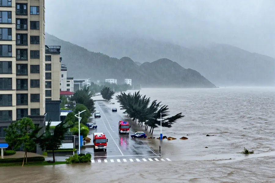 白海豚残涡遇冷锋或袭华北 华东多地已现破纪录暴雨