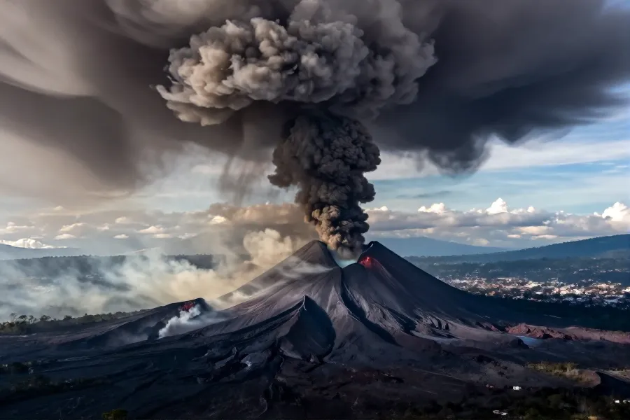 危地马拉富埃戈火山喷发触发橙色预警