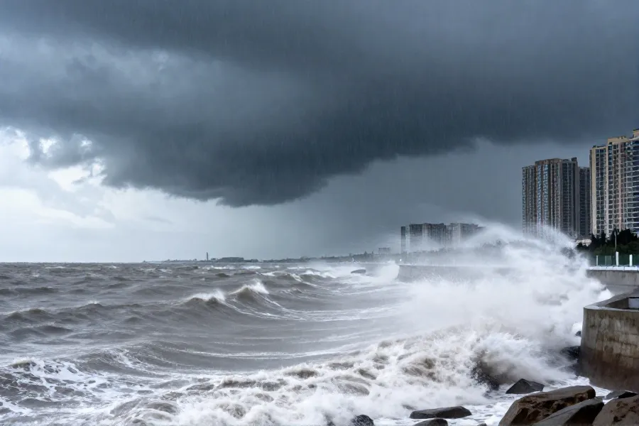 台风“白海豚”逼近浙闽：85家景区关停，多地启动防洪预泄