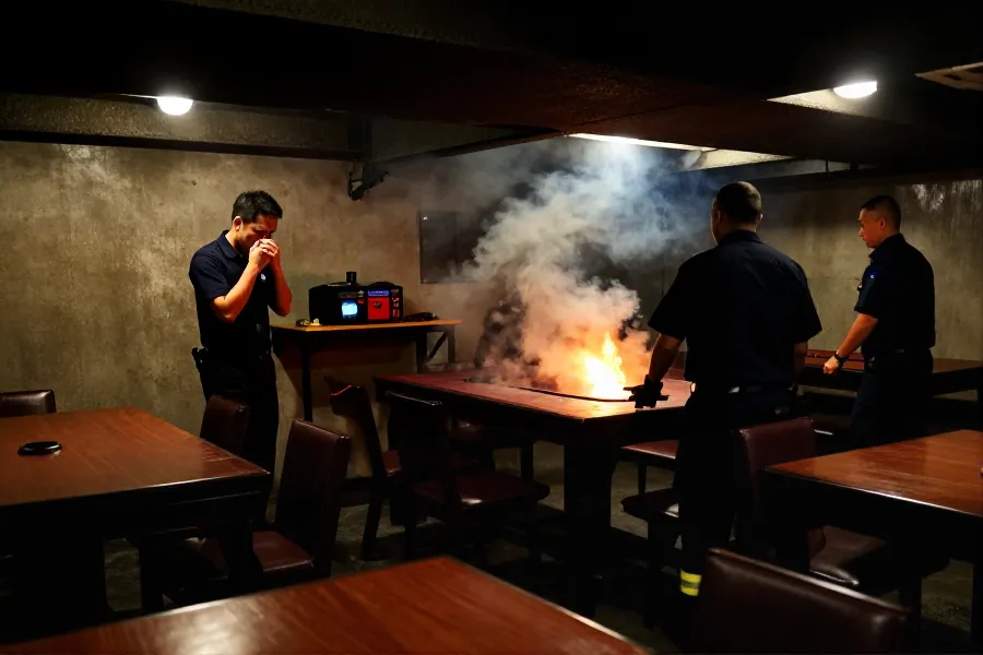 旺角麻雀館男職員香薰機失控面部受傷