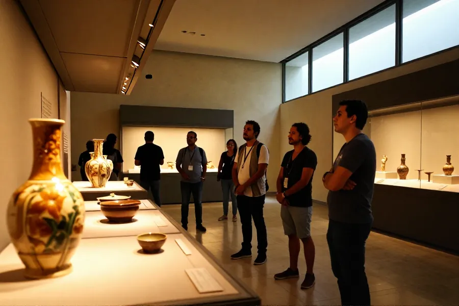 里约中国文化展与街边餐厅融合