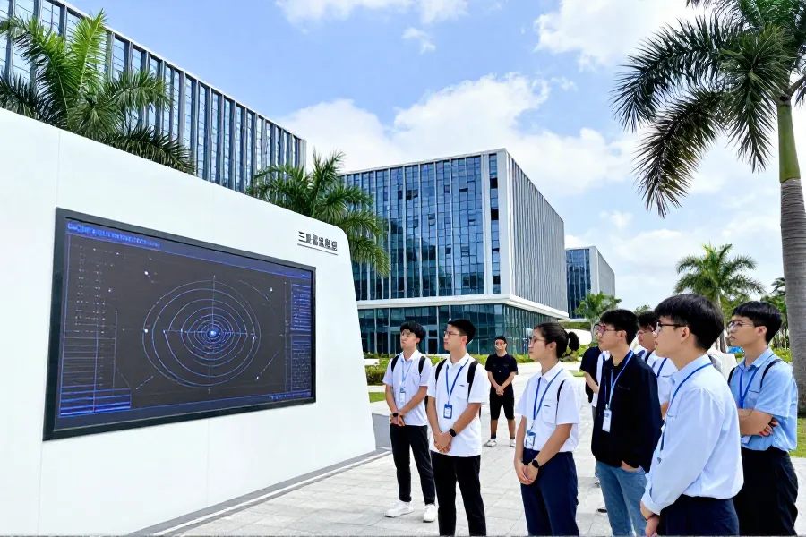 海南自贸港“逐浪计划”：港澳学子探秘“海南一号”卫星产业链