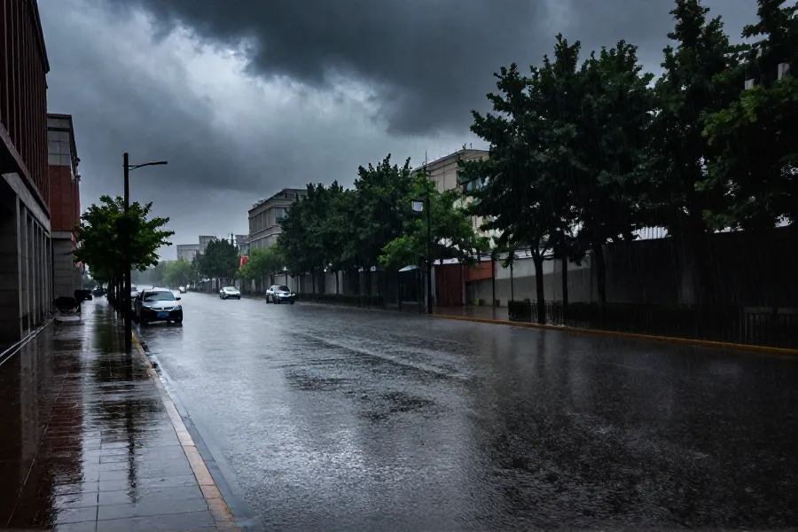 申城拉响暴雨红色警报