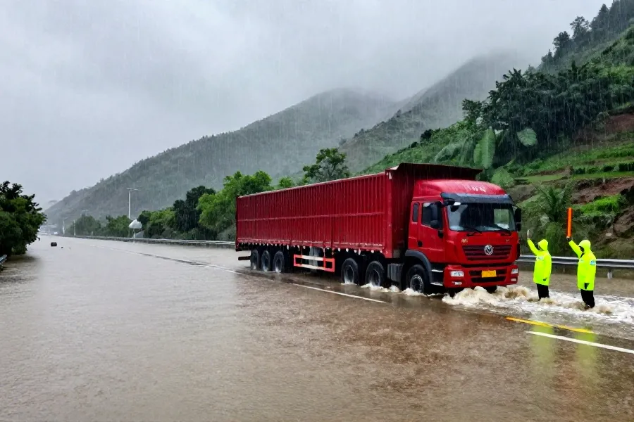 鄂皖两省部分县区降雨超常年3倍，交通部门发布高风险预警