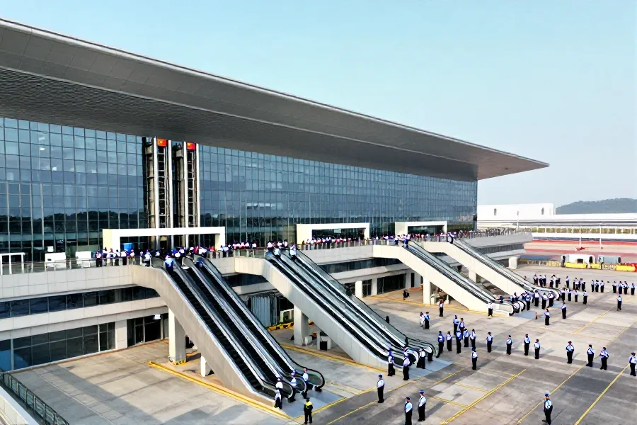 皇岗新联检大楼启动全要素通关演练，逾三千人参与压力测试