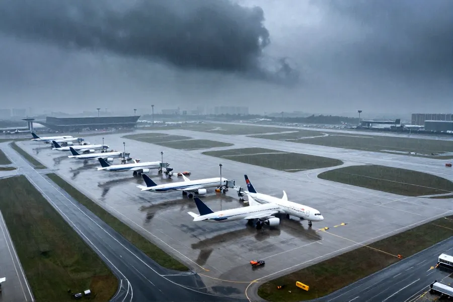 上海机场取消超900航班，华北暴雨风险升级