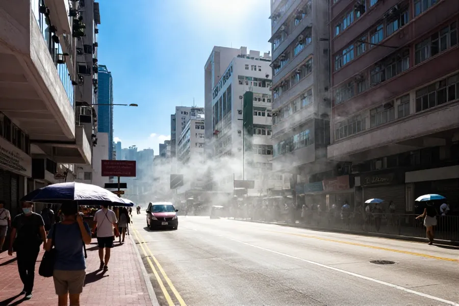 本港今日市区料达34度 新界部分地区极端酷热