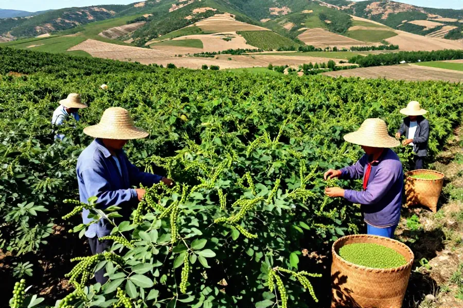 鲁甸32万亩青花椒丰收 产业助农增收