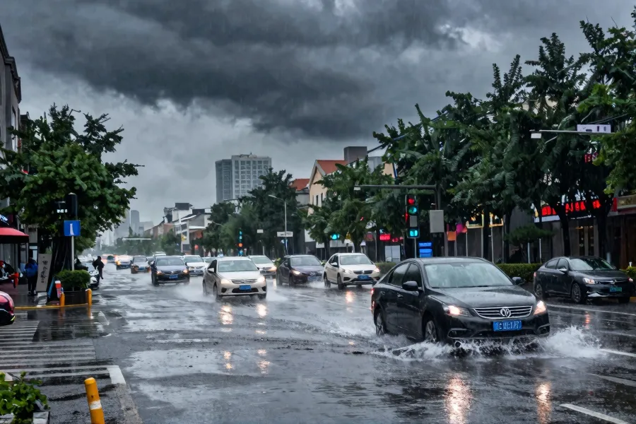 北京强降雨今日达峰值 暴雨雷电双预警持续