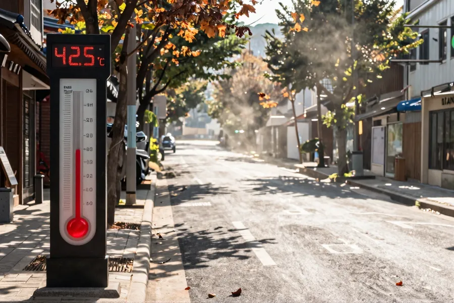 韩国梁山市录42.5℃创122年最高温