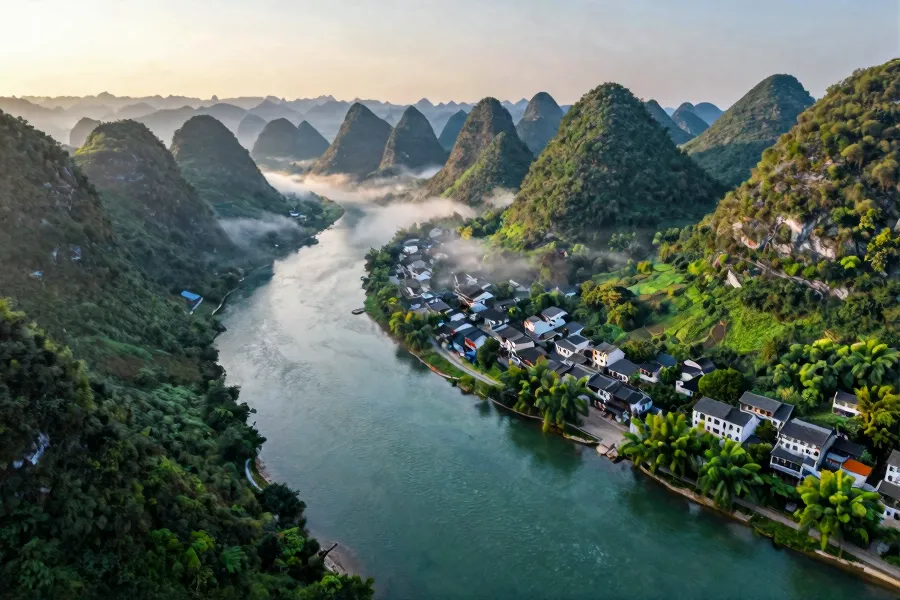 贵州化屋村依托乌江生态转型文旅