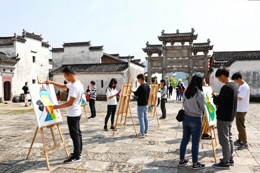 两岸青年艺术实践营成果展杭州启幕