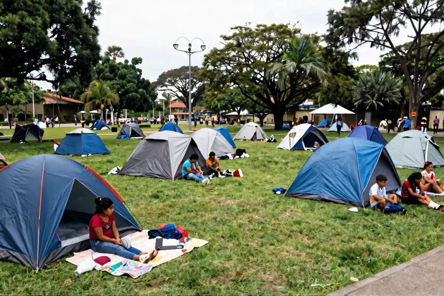 哥伦比亚7.4级强震逾200人遇难 佩雷拉市公园成临时栖身地