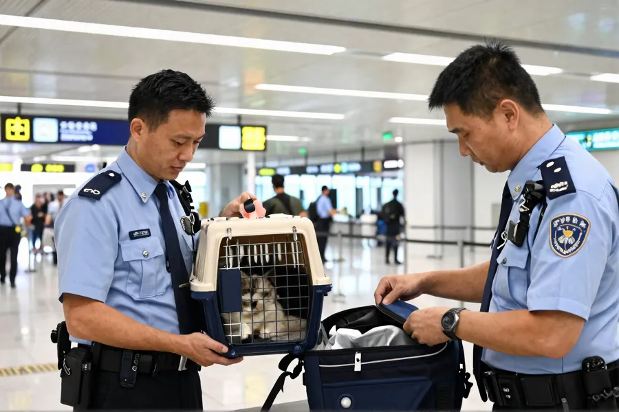 内地旅客涉走私活猫活鸟被海关截获