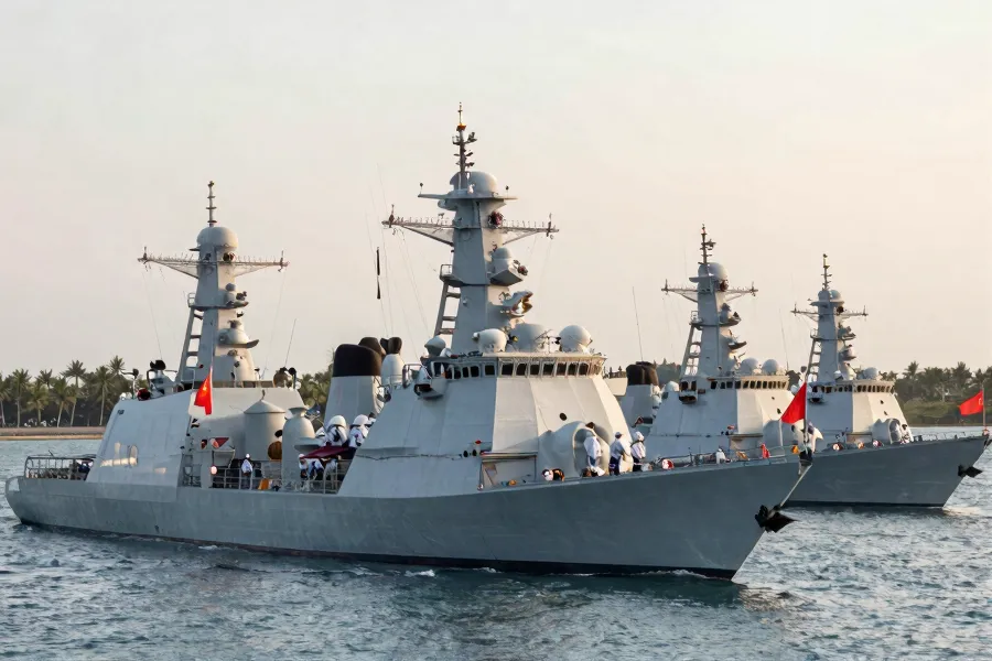 海军第49批护航编队启程 昆明舰首次亮相亚丁湾