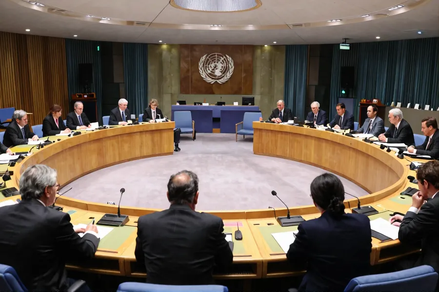 安理会紧急会议聚焦巴以局势，中方呼吁落实两国方案