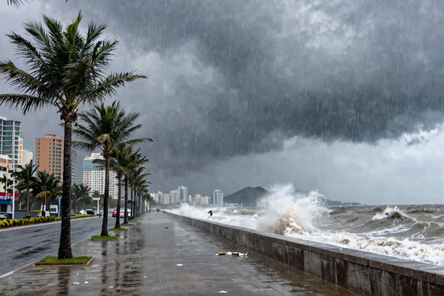 台风“白海豚”登陆浙江 多省强降雨持续三天
